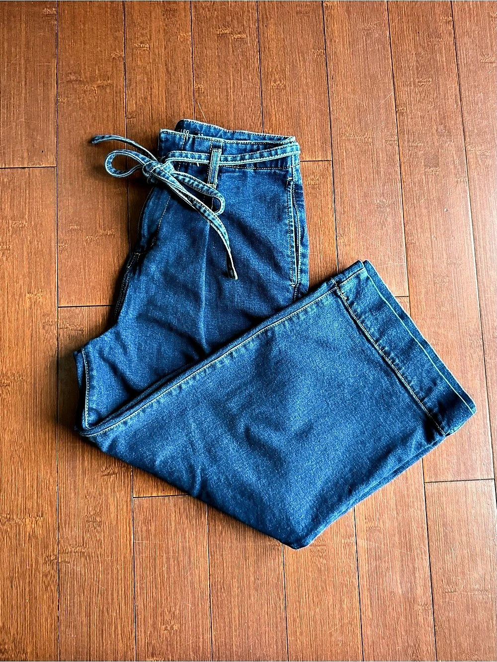 Boden Wide Leg Culotte Jeans Blue UK 8 / US 4